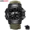 Top Brand AIDIS Men Military Watch Fashion Outdoor Compass Waterproof LED Quartz Clock Sport Watch Male relogios masculino