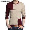 COODRONY 2020 Winter New Arrivals Thick Warm Sweaters O-Neck Wool Sweater Men Brand Clothing Knitted Cashmere Pullover Men 66203