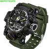 SANDA top luxury brand G style men’s military sports watch LED digital watch waterproof men’s watch Relogio Masculino
