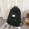 HOCODO Backpack For Women Solid Color School Bag For Teenage Girls Shoulder Travel Bag Multi Pocket Nylon Back pack Mochila 2019