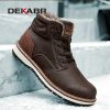 DEKABR 2020 New Snow Boots Protective and Wear-resistant Sole Man Boots Warm and Comfortable Winter Walking Boots Big Size 39-46