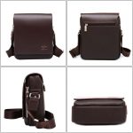 Fashion Brand Men's Messenger Bags Quality PU Leather Shoulder Bag Men Crossbody Bag Luxurious Business Handbags for Male
